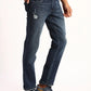 Men Slim Tapered Fit Blue Jeans