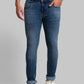 Men Slim Tapered Fit Blue Jeans