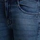 Men Slim Tapered Fit Blue Jeans