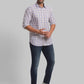 Men Tapered Fit Blue Jeans