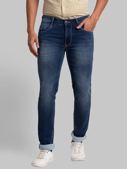 Men Skinny Fit Blue Jeans