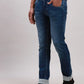 Men Blue Skinny Fit Plain Cotton Blend Jeans