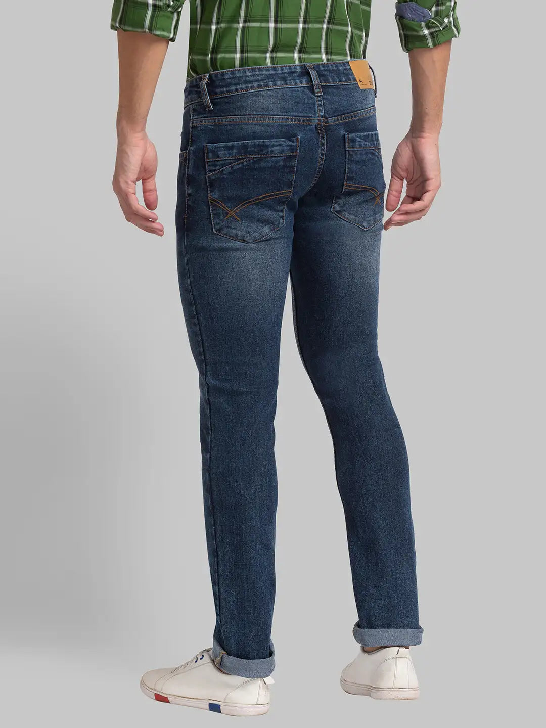Men Skinny Fit Blue Jeans