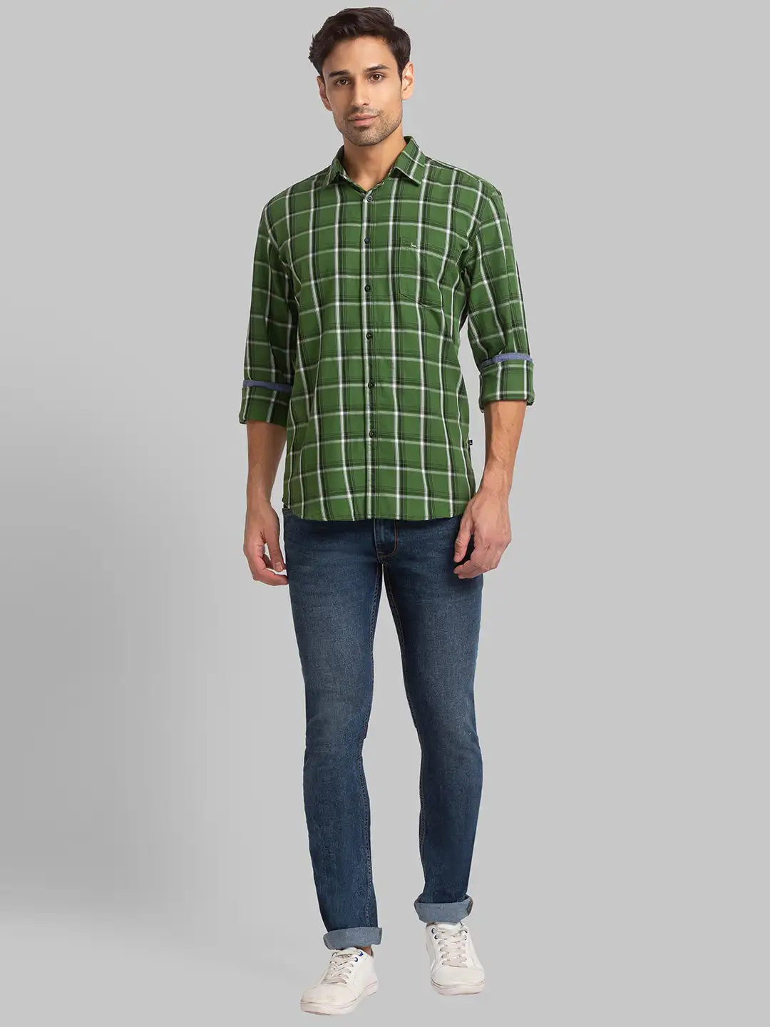 Men Skinny Fit Blue Jeans