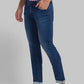 Men Tapered Fit Blue Jeans