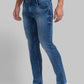 Men Tapered Fit Blue Jeans
