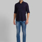 Men Tapered Fit Blue Jeans