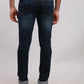 Parx Men Blue Plain Slim Tapered Fit Cotton Blend Jeans