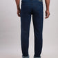 Parx Men Blue Twill Low Rise Tapered Fit Cotton Blend Jeans