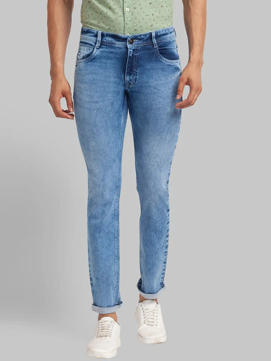 Men Skinny Fit Black Jeans