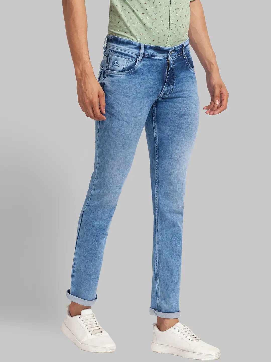 Men Skinny Fit Black Jeans