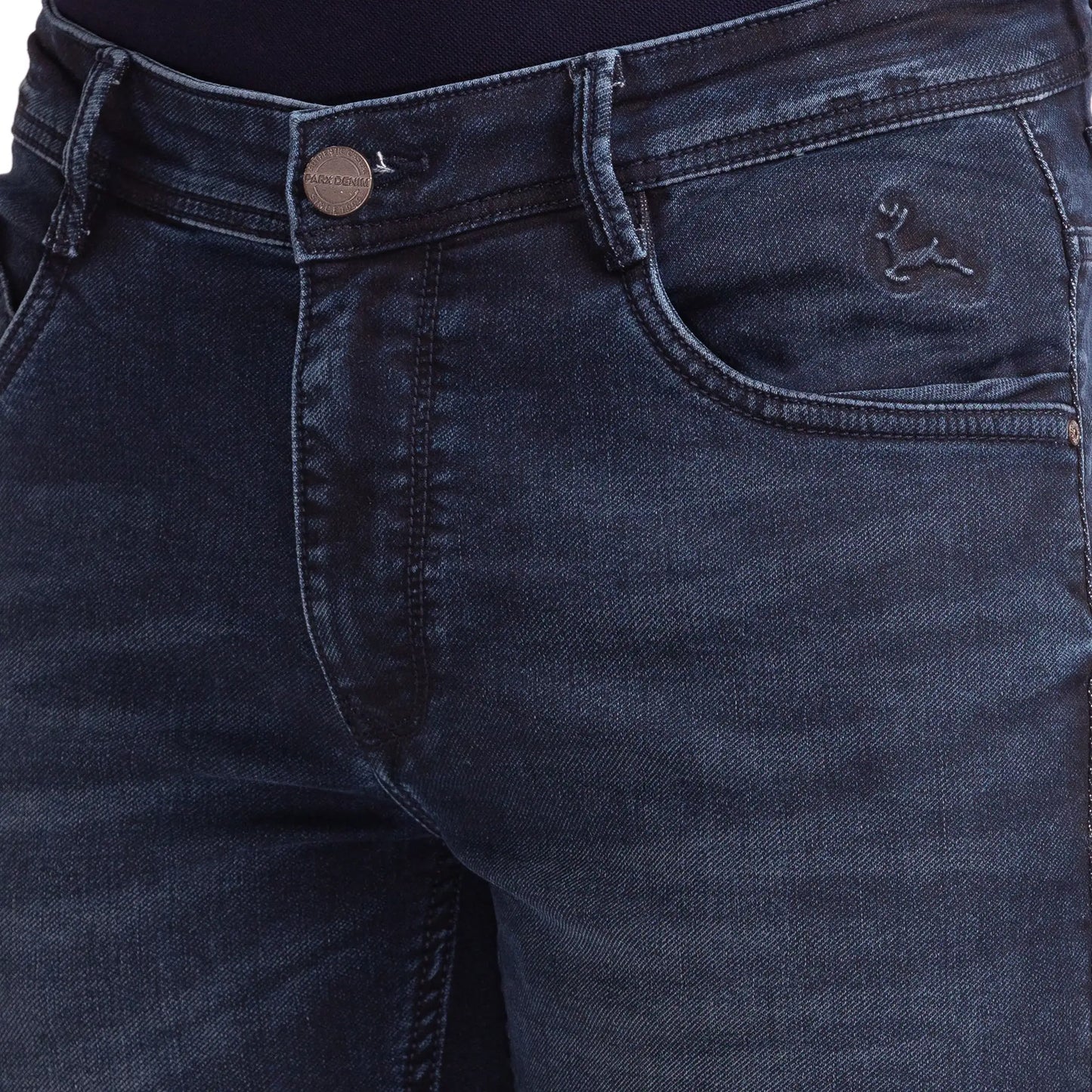 Men Slim Fit Blue Jeans