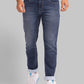 Men Blue Slim Tapered Fit Twill Cotton Blend Jeans