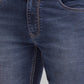 Men Blue Slim Tapered Fit Twill Cotton Blend Jeans