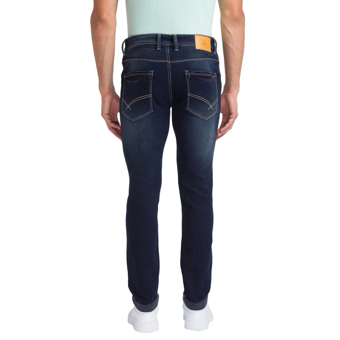 Men Slim Fit Black Jeans