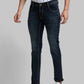 Men Slim Tapered Fit Blue Jeans