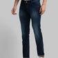 Men Slim Tapered Fit Blue Jeans