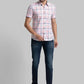 Men Slim Tapered Fit Blue Jeans