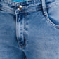 Men Slim Fit Blue Jeans