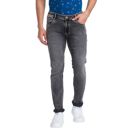 Men Slim Fit Blue Jeans