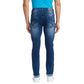 Men Slim Fit Black Jeans