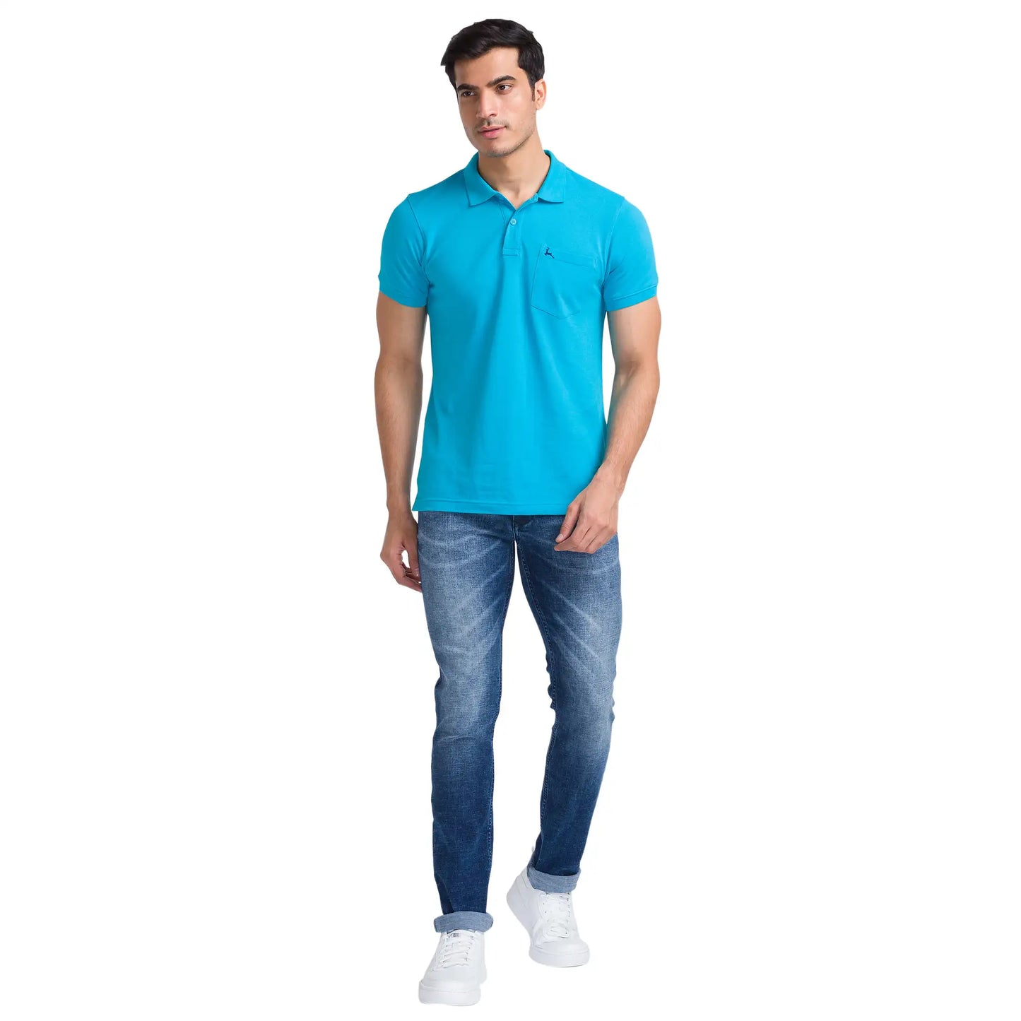 Men Slim Fit Black Jeans