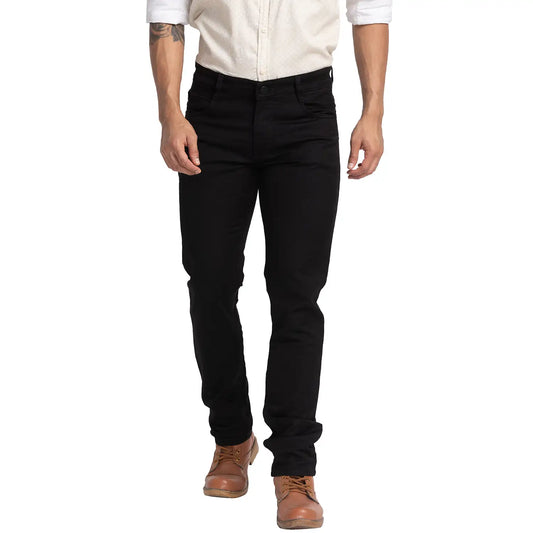 Men Slim Fit Green Jeans