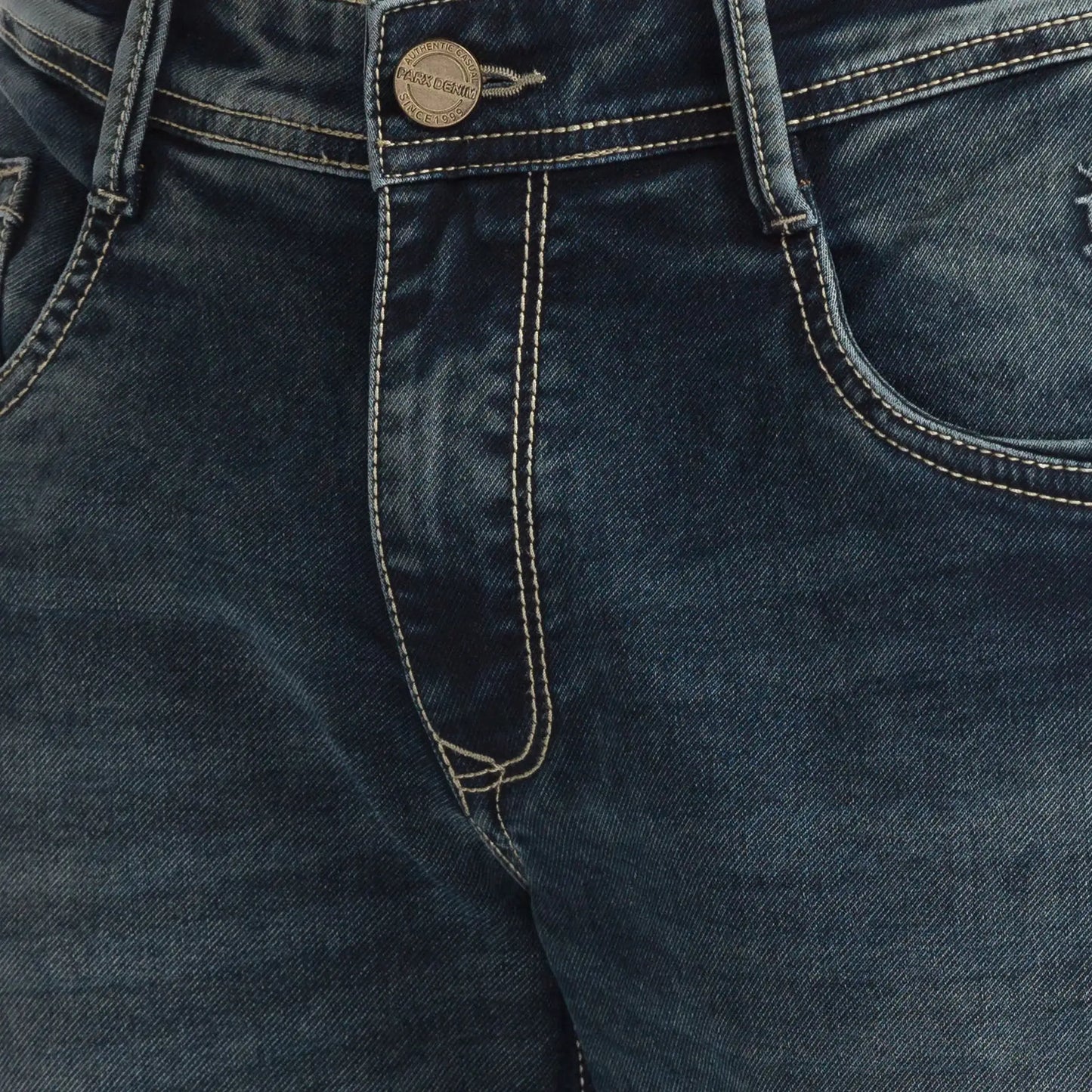 Men Slim Fit Blue Jeans