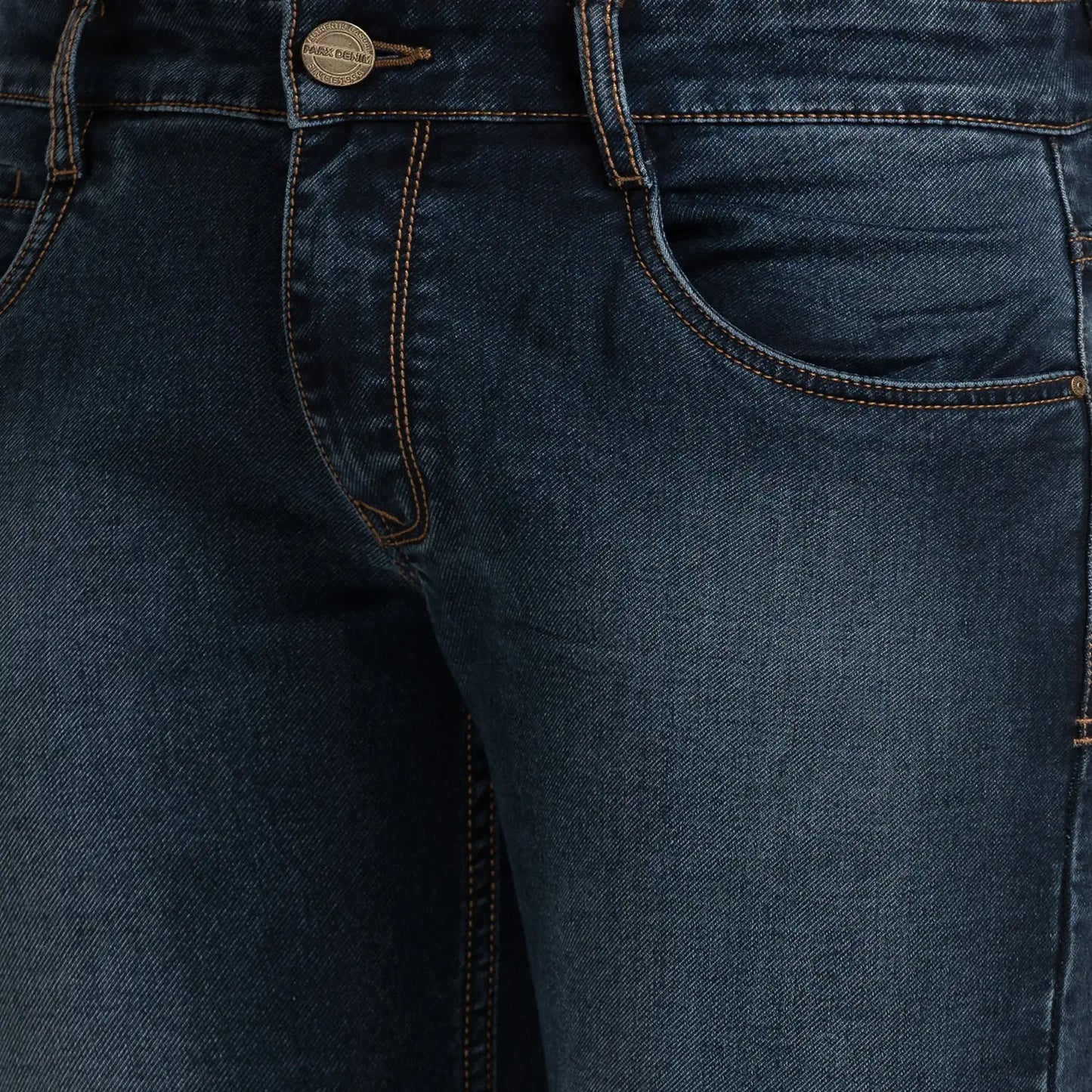 Men Slim Fit Blue Jeans