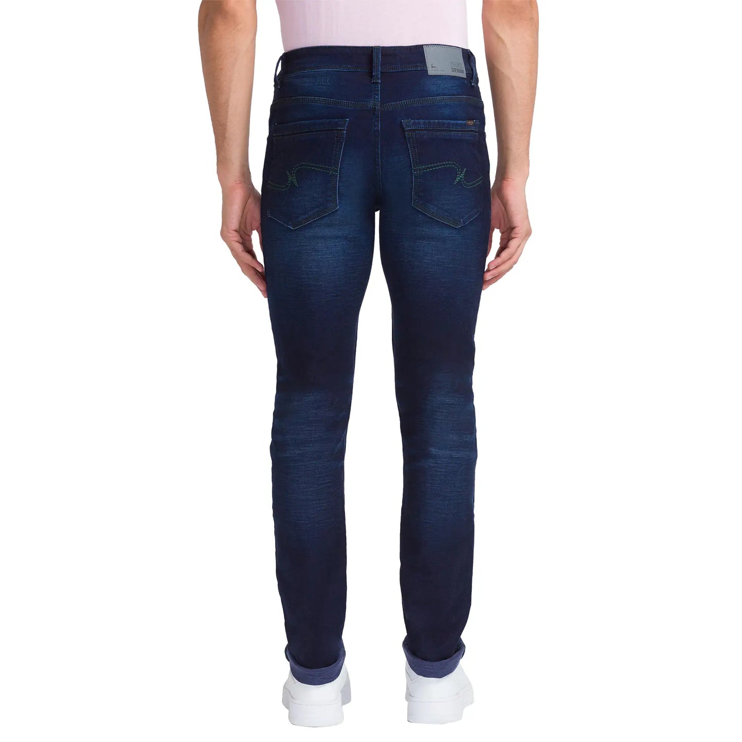 Men Slim Fit Blue Jeans