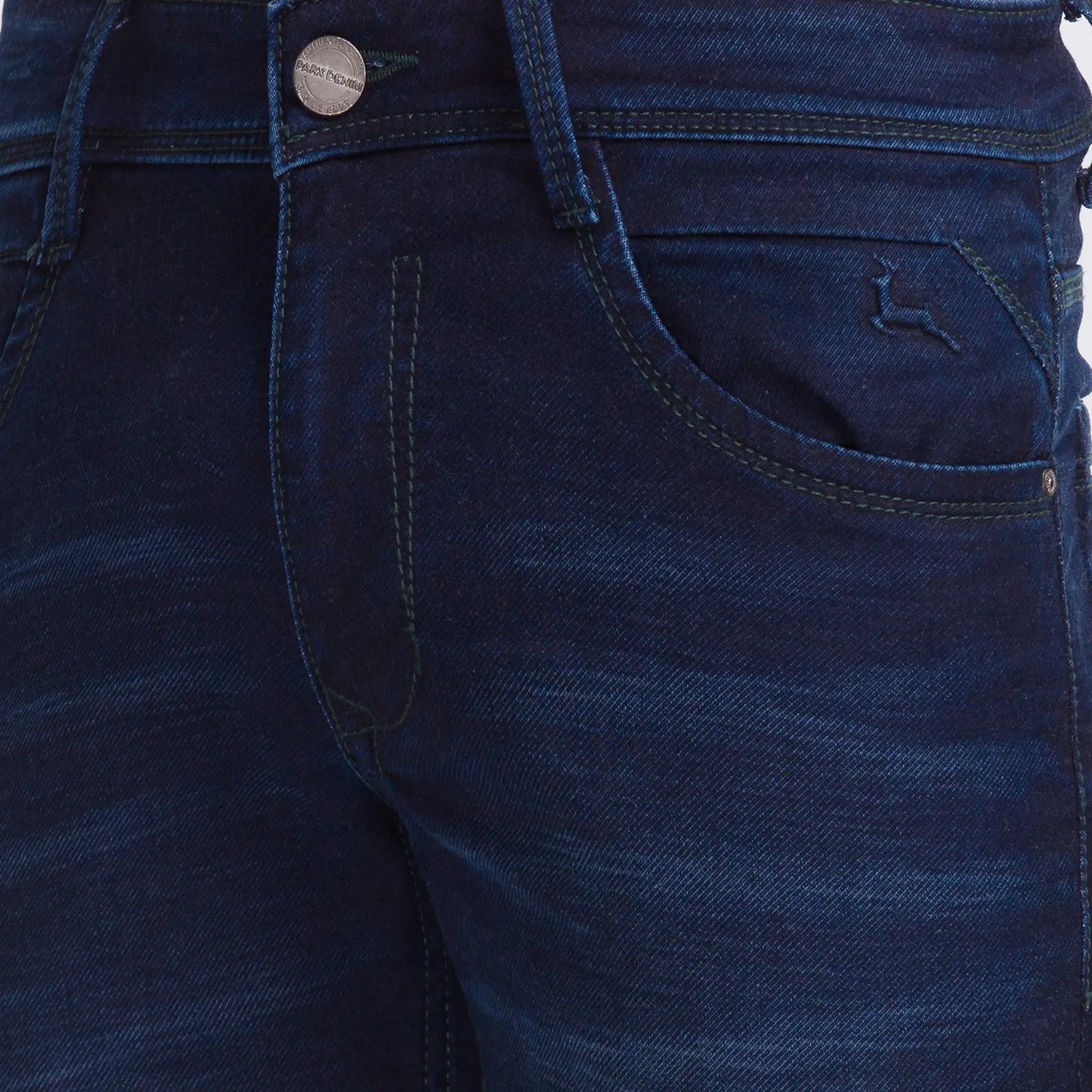 Men Slim Fit Blue Jeans