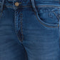 Men Slim Fit Blue Jeans