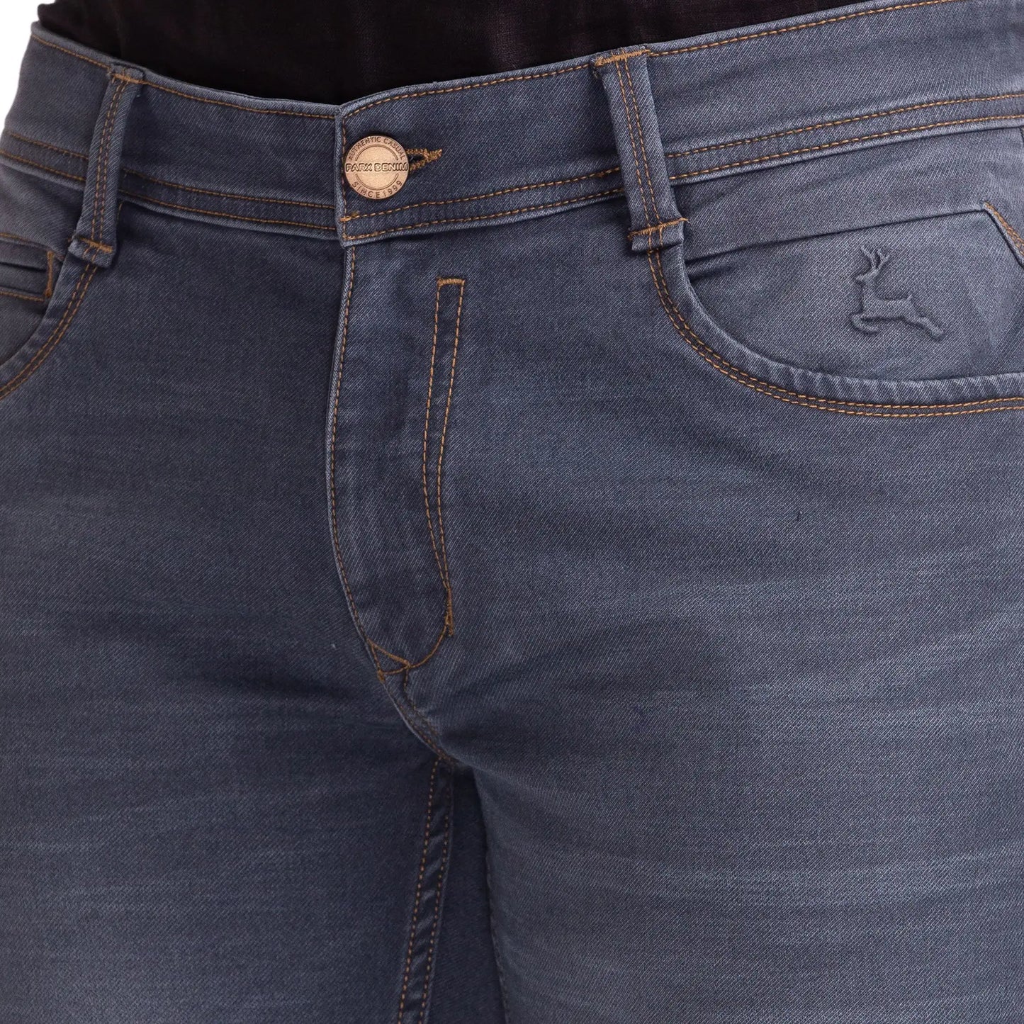 Men Slim Fit Blue Jeans