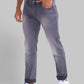 Men Slim Tapered Fit Grey Jeans
