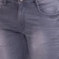 Men Slim Tapered Fit Grey Jeans