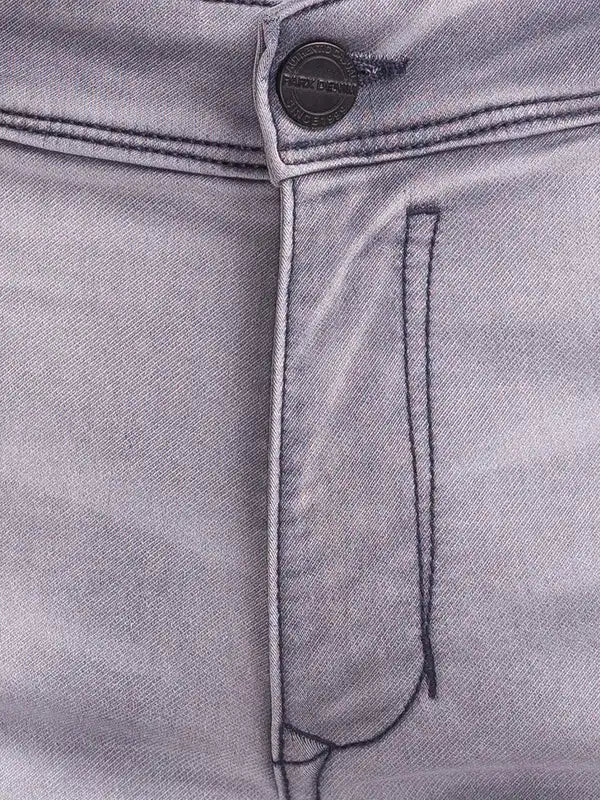 Men Slim Tapered Fit Blue Jeans