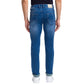 Men Slim Fit Blue Jeans