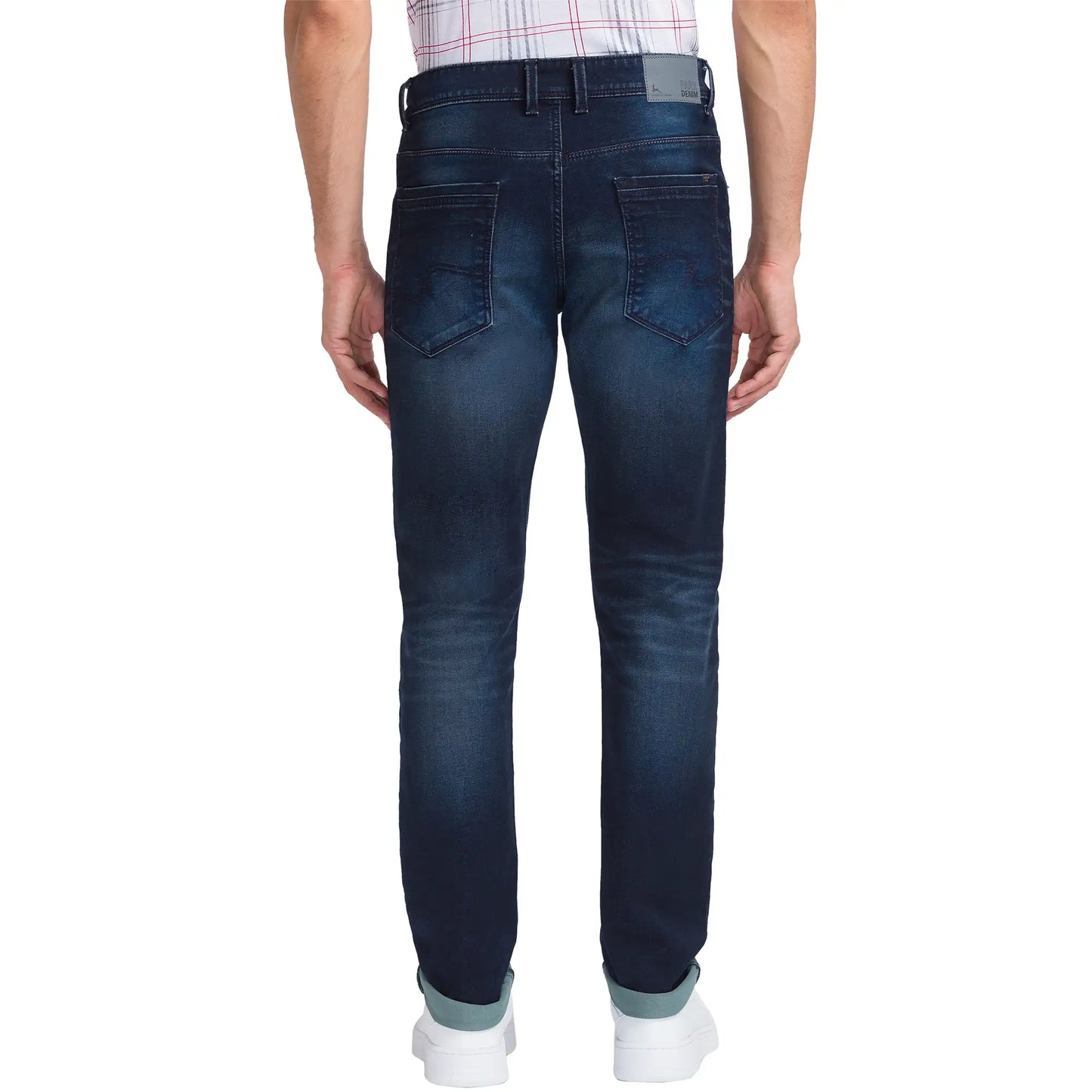 Men Slim Fit Blue Jeans