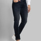 Men Low Rise Tapered Fit Black Jeans