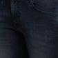 Men Low Rise Tapered Fit Black Jeans