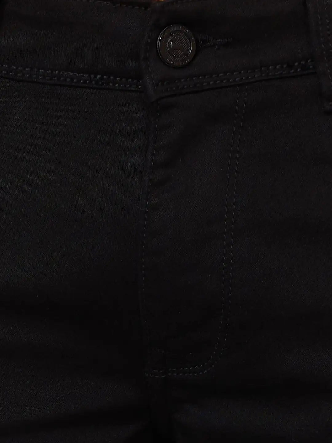 Parx Tapered Fit Woven Design Fancy Blue Jeans