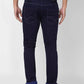 Parx Tapered Fit Solid Medium Blue Jeans