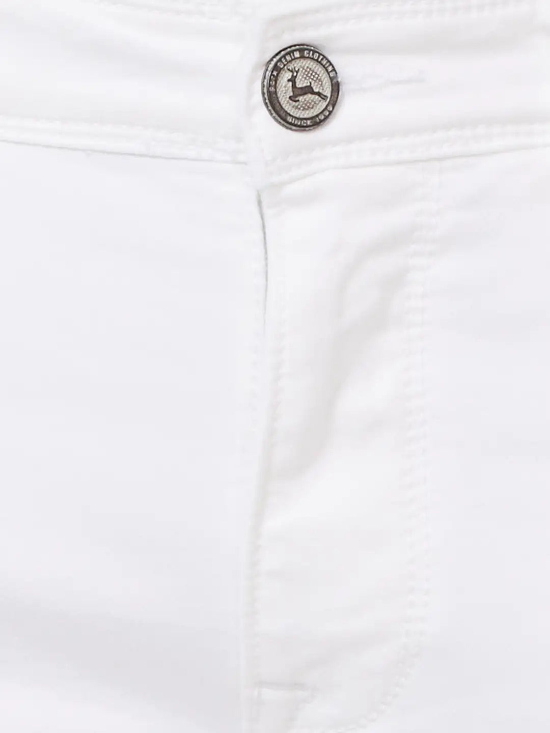 Parx Tapered Fit Solid Dark Khaki Jeans