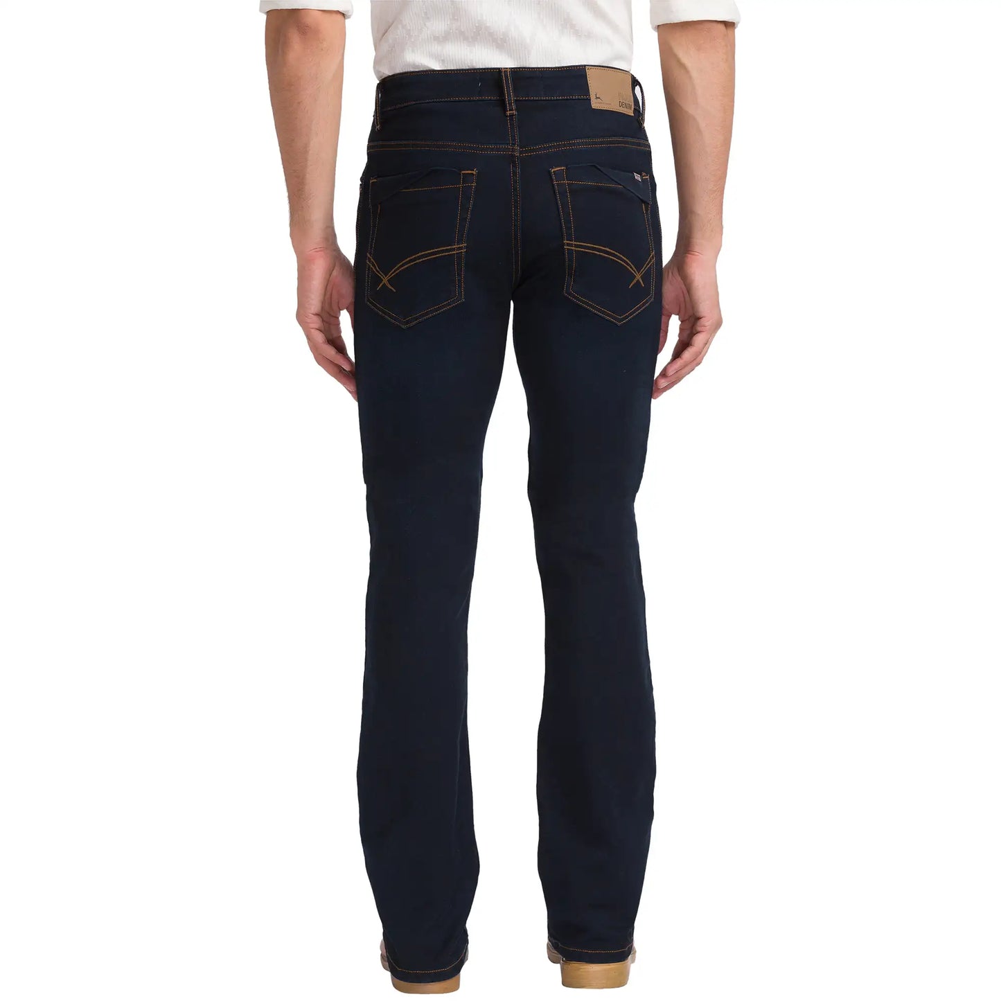 Men Boot Cut Black Jeans