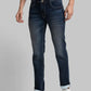 Men Slim Fit Blue Jeans