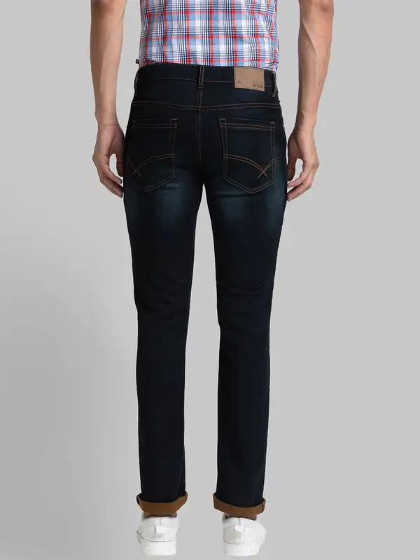 Men Slim Fit Grey Jeans