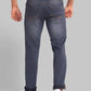 Men Skinny Cropped Fit Black Jeans