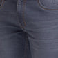 Men Skinny Cropped Fit Black Jeans