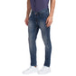 Men Boot Cut Blue Jeans