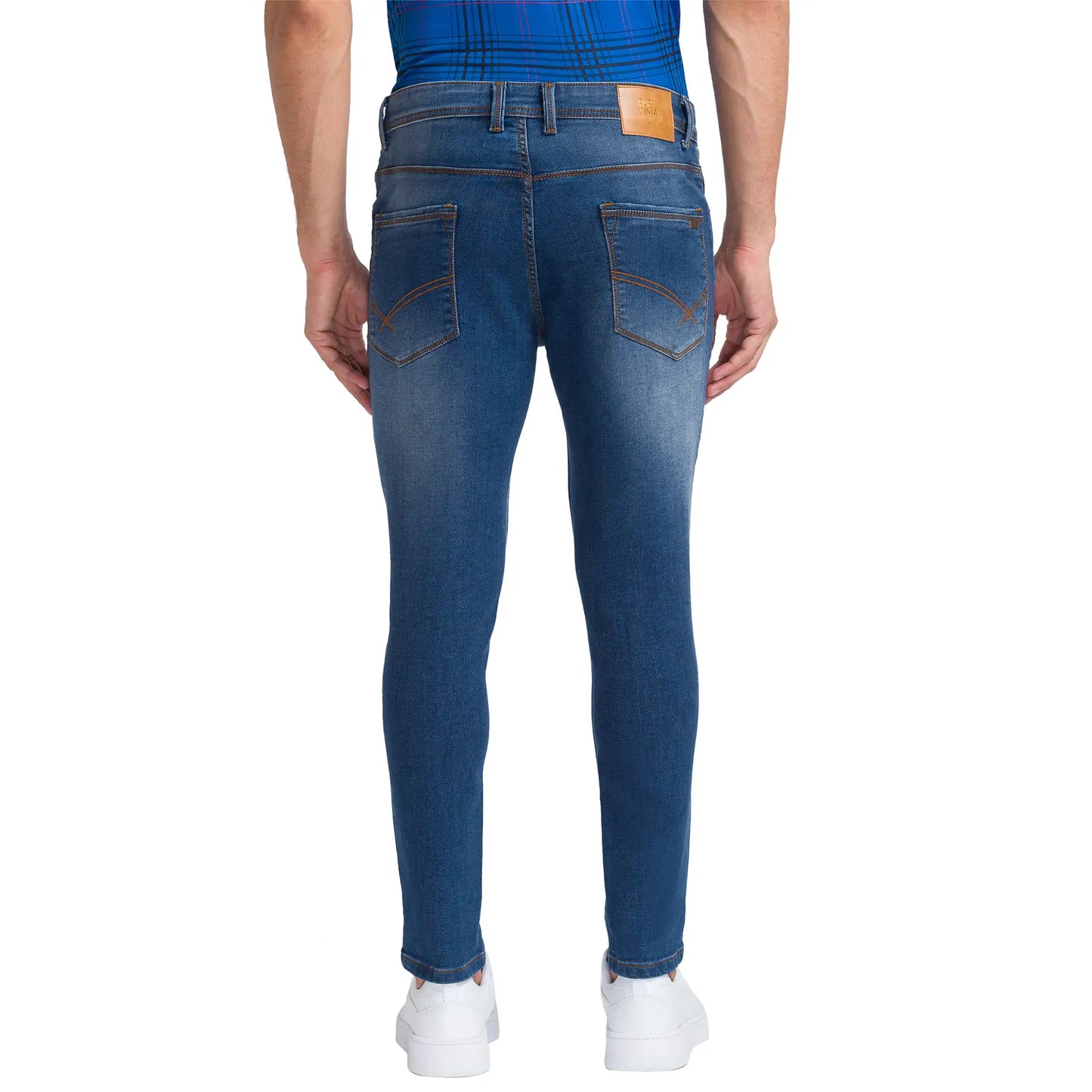 Men Skinny Fit Blue Jeans